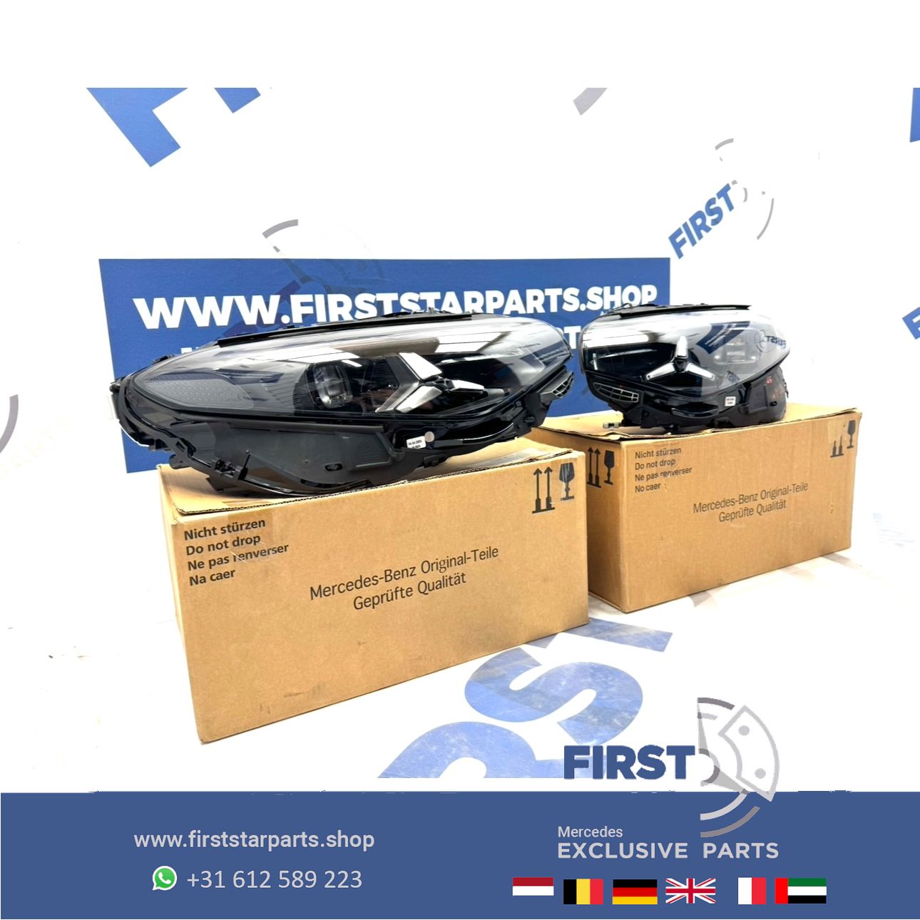 W174 CLA LED HIGH PERFORMANCE KOPLAMP SET LINKS + RECHTS A1749062502 A1749062602 Mercedes 2025-2029 originalINEEL MB A 174 906 25 02 / A 174 906 26 02 LINKER + RECHTER LAMP SCHEINWERFER HEADLIGHT SET headlight left and right usado en Menorca foto 3