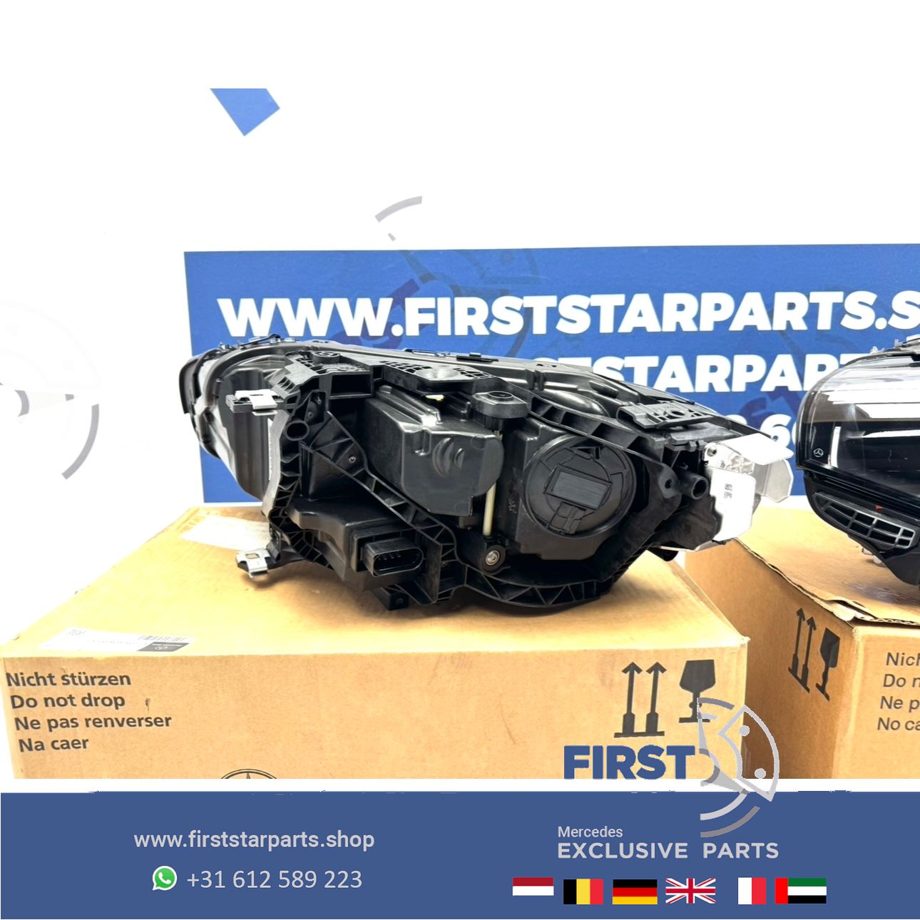 W174 CLA LED HIGH PERFORMANCE KOPLAMP SET LINKS + RECHTS A1749062502 A1749062602 Mercedes 2025-2029 originalINEEL MB A 174 906 25 02 / A 174 906 26 02 LINKER + RECHTER LAMP SCHEINWERFER HEADLIGHT SET headlight left and right usado en Menorca foto 13