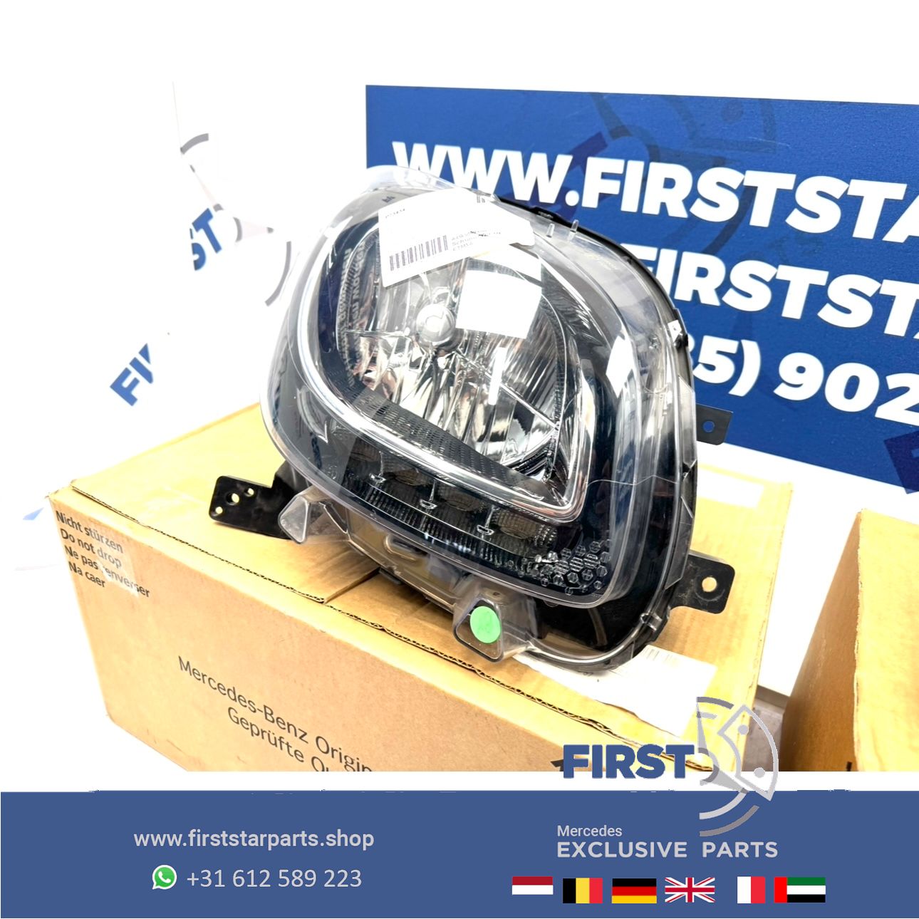 SMART KOPLAMPEN SET LINKS + RECHTS A4538200739 A4538200839 Smart ForTwo 2014- HEADLIGHT SCHEINWERFER SET A 453 820 07 39 / A 453 820 08 39 originalINAL EQ headlight left and right usado en Menorca foto 10