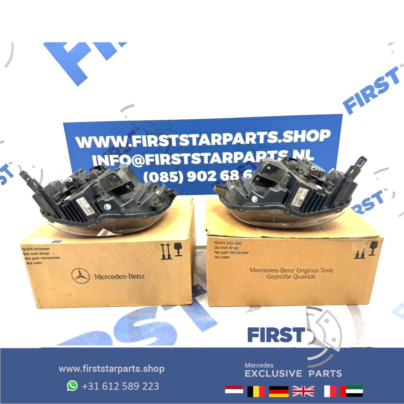 SMART KOPLAMPEN SET LINKS + RECHTS A4538200739 A4538200839 Smart ForTwo 2014- HEADLIGHT SCHEINWERFER SET A 453 820 07 39 / A 453 820 08 39 originalINAL EQ headlight left and right usado en Menorca foto 14