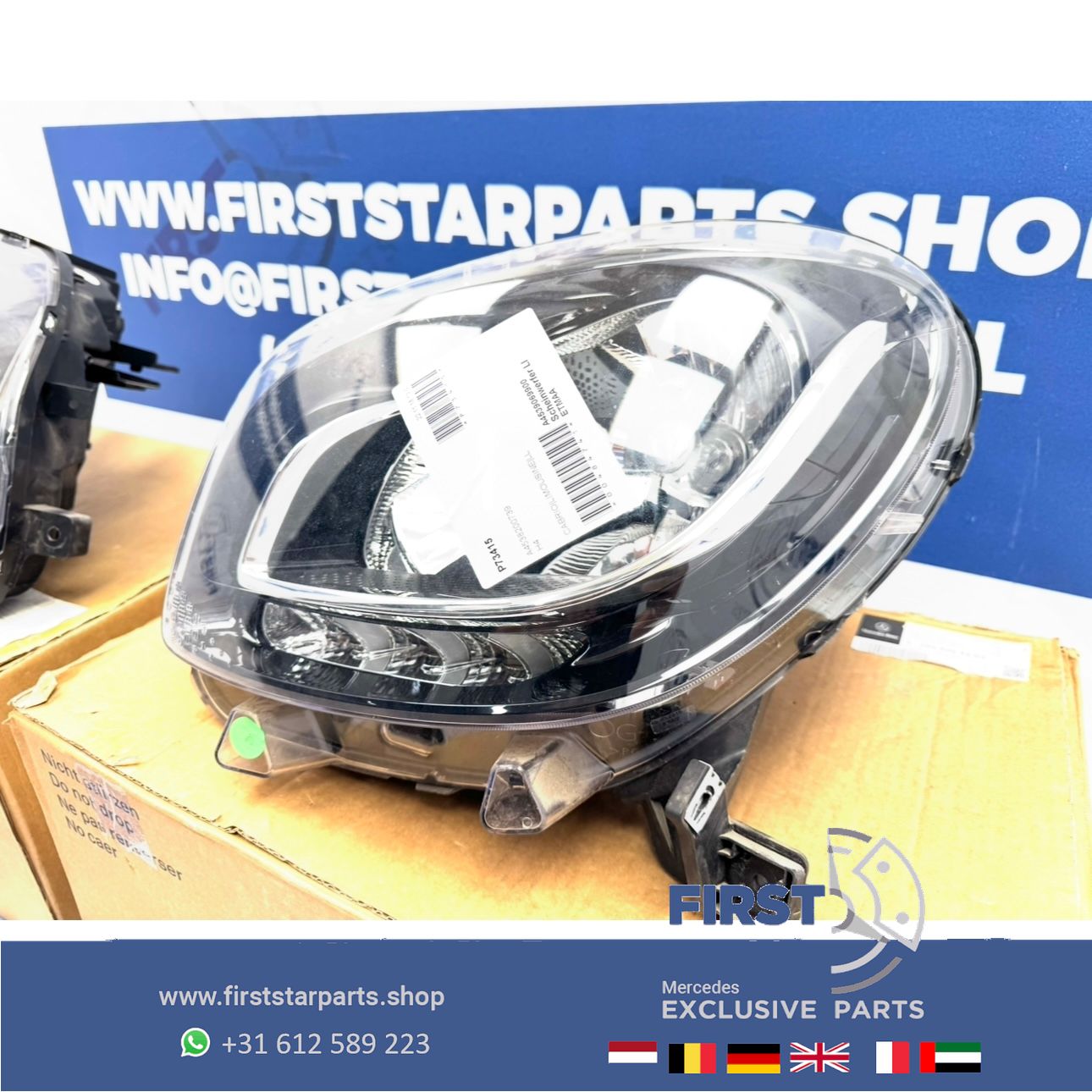 SMART KOPLAMPEN SET LINKS + RECHTS A4538200739 A4538200839 Smart ForTwo 2014- HEADLIGHT SCHEINWERFER SET A 453 820 07 39 / A 453 820 08 39 originalINAL EQ headlight left and right usado en Menorca foto 7
