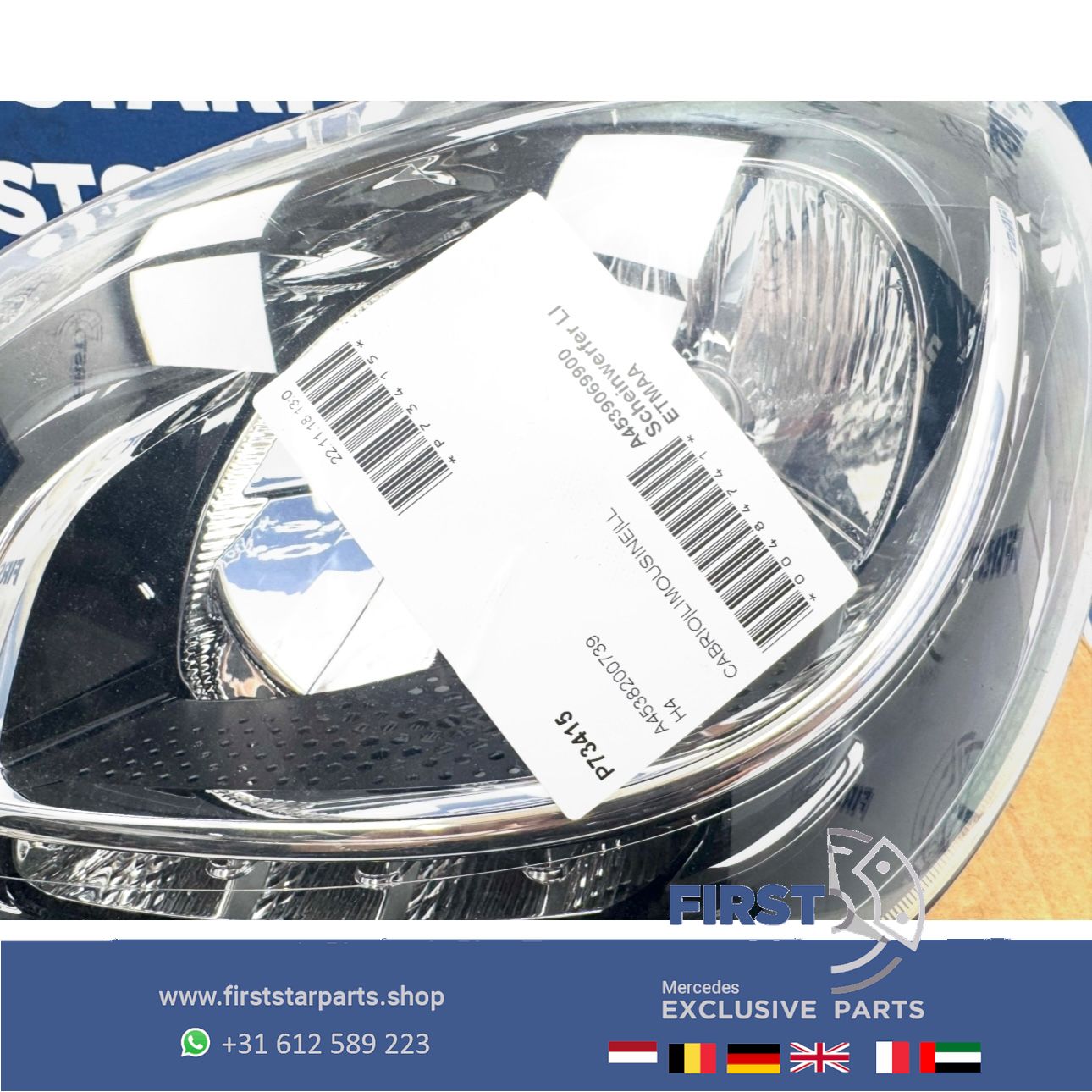 SMART KOPLAMPEN SET LINKS + RECHTS A4538200739 A4538200839 Smart ForTwo 2014- HEADLIGHT SCHEINWERFER SET A 453 820 07 39 / A 453 820 08 39 originalINAL EQ headlight left and right usado en Menorca foto 9