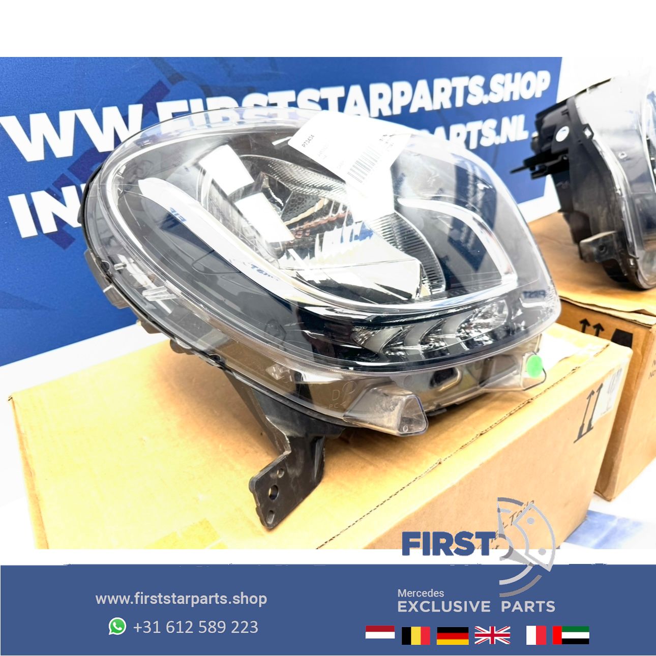 SMART KOPLAMPEN SET LINKS + RECHTS A4538200739 A4538200839 Smart ForTwo 2014- HEADLIGHT SCHEINWERFER SET A 453 820 07 39 / A 453 820 08 39 originalINAL EQ headlight left and right usado en Menorca foto 6