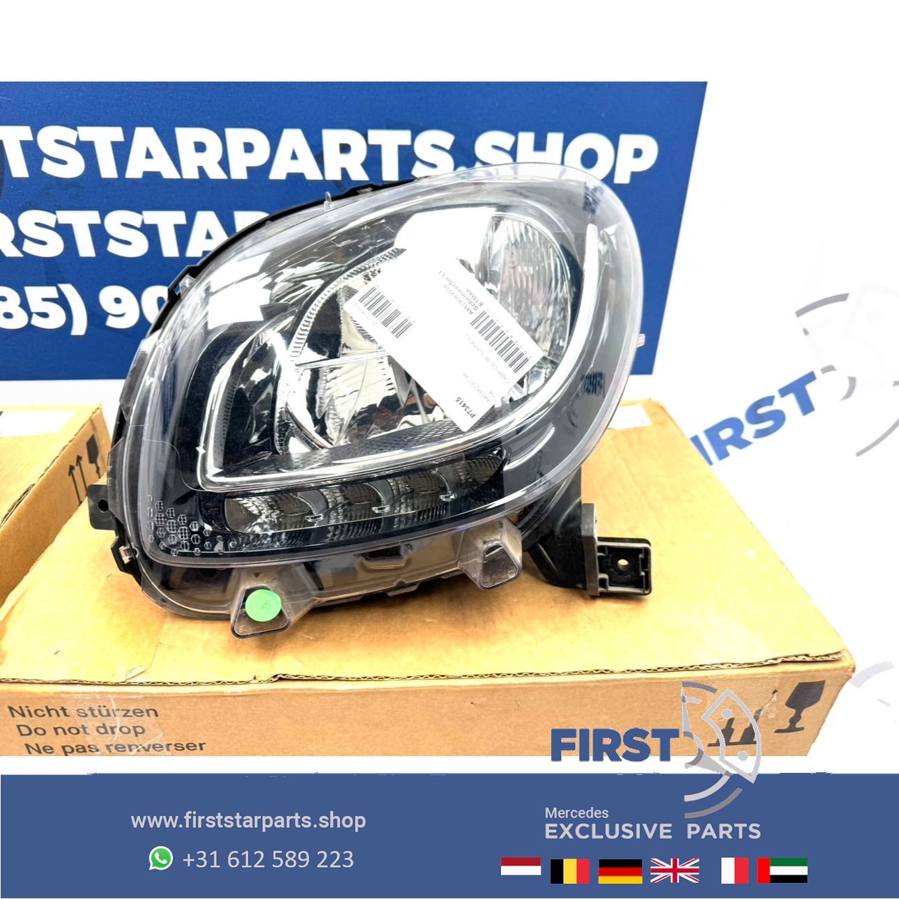 SMART KOPLAMPEN SET LINKS + RECHTS A4538200739 A4538200839 Smart ForTwo 2014- HEADLIGHT SCHEINWERFER SET A 453 820 07 39 / A 453 820 08 39 originalINAL EQ headlight left and right usado en Menorca foto 5