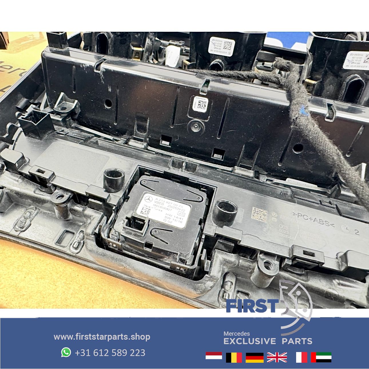 W205 W253 C63 GLC63 AMG CARBON MIDDENCONSOLE C63s GLC63s originalineel MB A2056803801 63 Mercedes C Clase A205 C205 W205 S205 X253 C253 2014-2018 A 205 680 38 01 centre console usado en Menorca foto 10