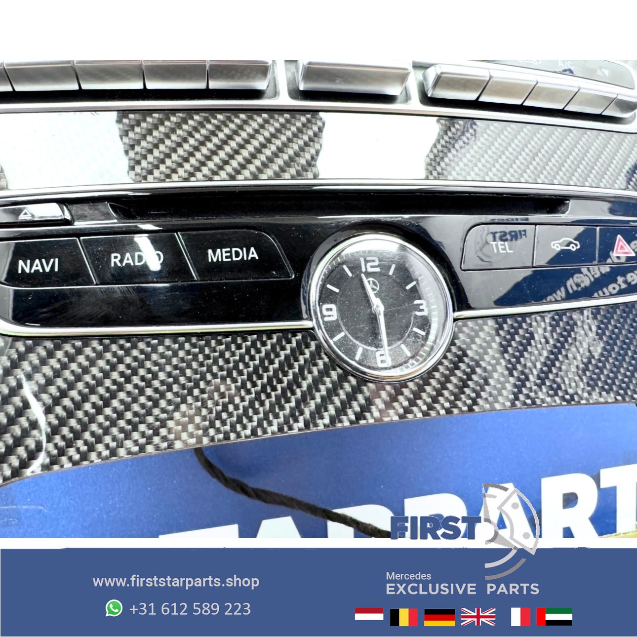 W205 W253 C63 GLC63 AMG CARBON MIDDENCONSOLE C63s GLC63s originalineel MB A2056803801 63 Mercedes C Clase A205 C205 W205 S205 X253 C253 2014-2018 A 205 680 38 01 centre console usado en Menorca foto 7