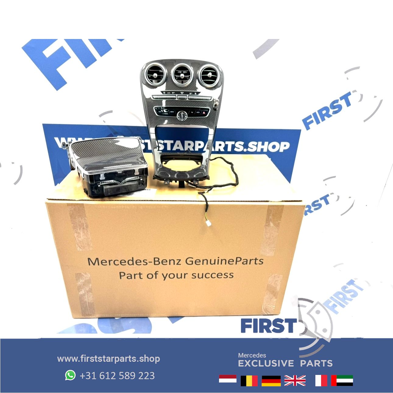 W205 W253 C63 GLC63 AMG CARBON MIDDENCONSOLE C63s GLC63s originalineel MB A2056803801 63 Mercedes C Clase A205 C205 W205 S205 X253 C253 2014-2018 A 205 680 38 01 centre console usado en Menorca foto 13