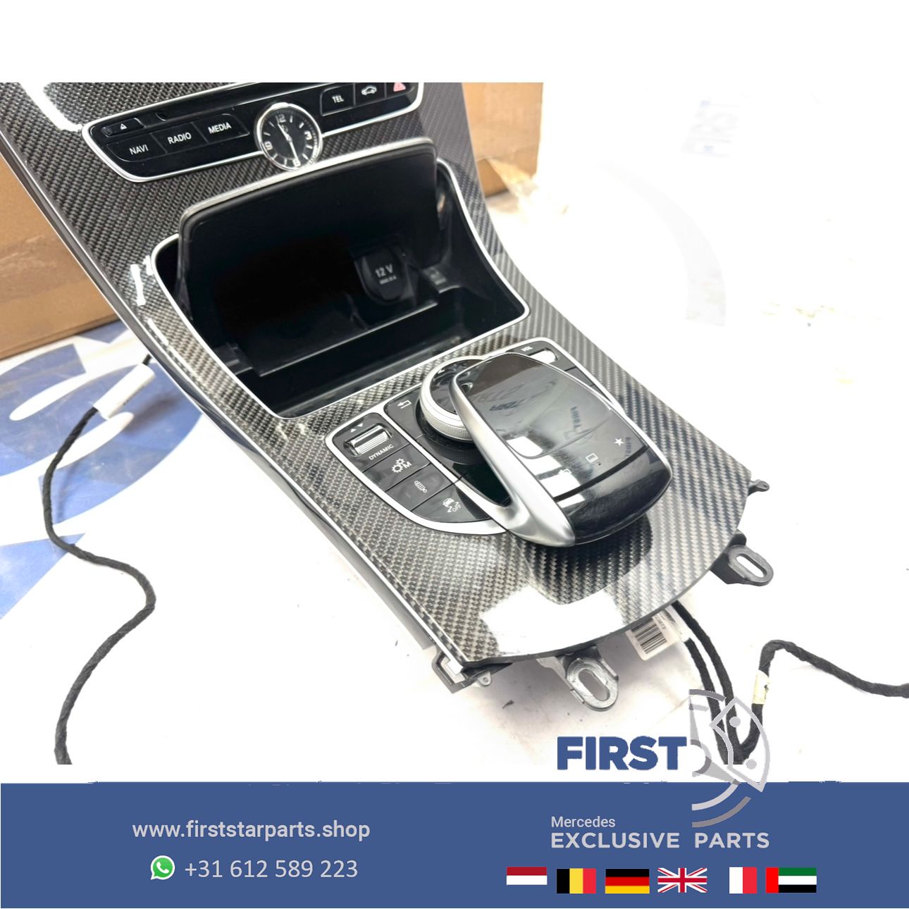 W205 W253 C63 GLC63 AMG CARBON MIDDENCONSOLE C63s GLC63s originalineel MB A2056803801 63 Mercedes C Clase A205 C205 W205 S205 X253 C253 2014-2018 A 205 680 38 01 centre console usado en Menorca foto 4