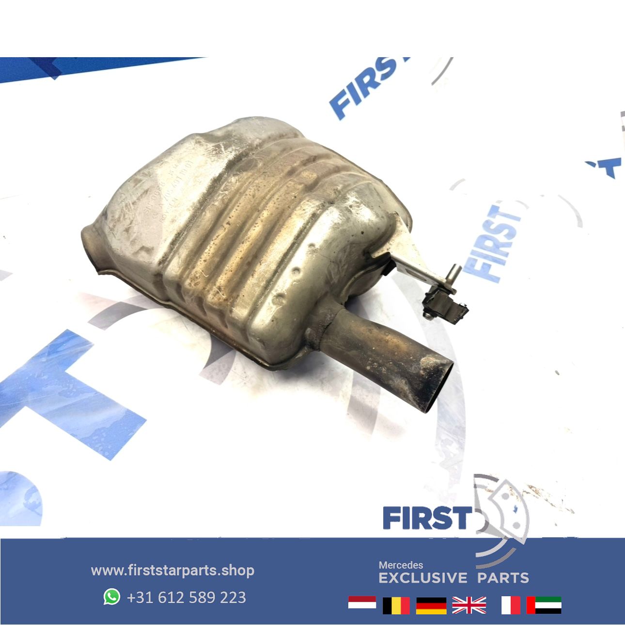 C43 GLC43 AMG W205 W253 escape DEMPER Mercedes C GLC Clase C400 GLC400 einddemper LINKS of RECHTS A2054911901 A2054912001 muffler end muffler usado en Menorca foto 3