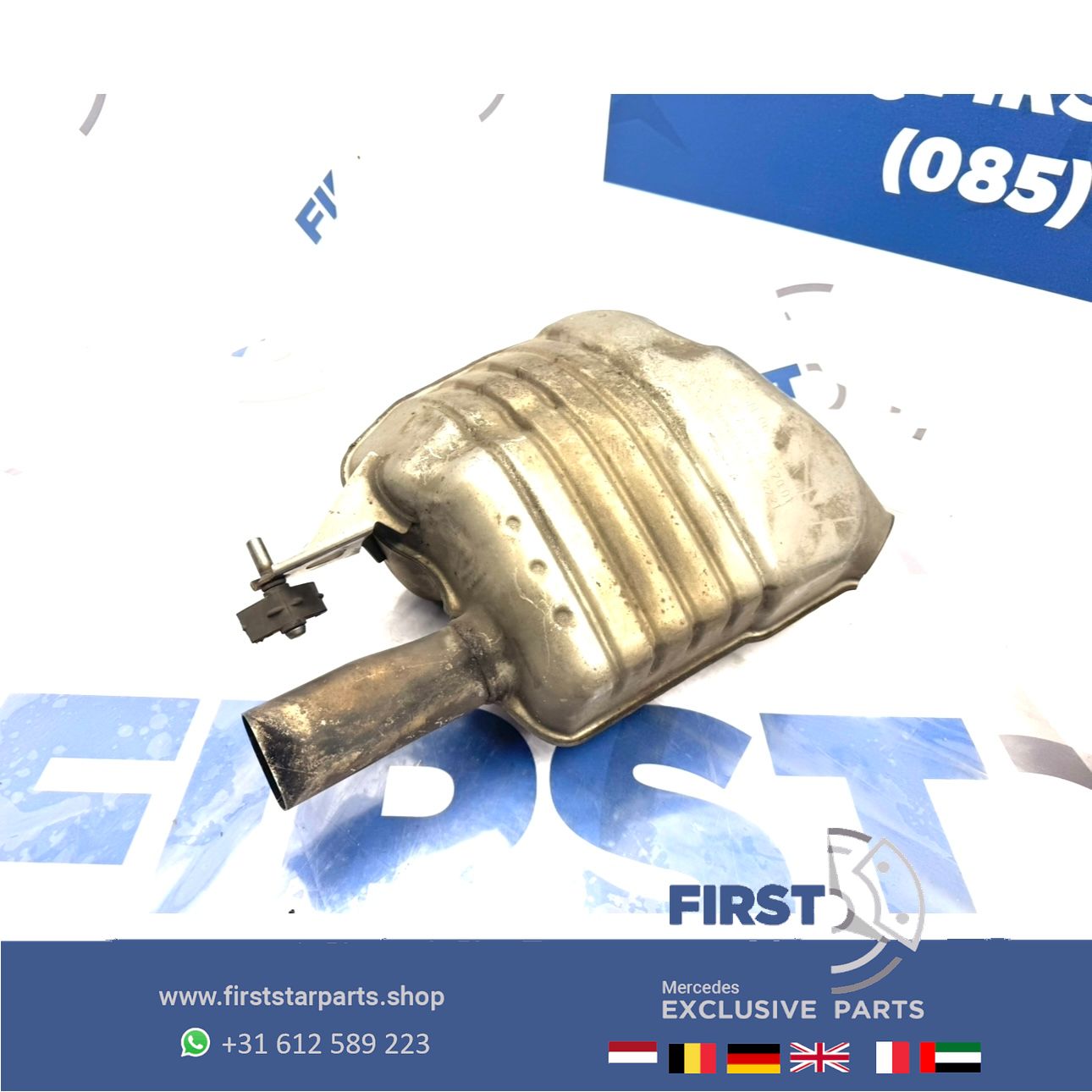 C43 GLC43 AMG W205 W253 escape DEMPER Mercedes C GLC Clase C400 GLC400 einddemper LINKS of RECHTS A2054911901 A2054912001 muffler end muffler usado en Menorca foto 2