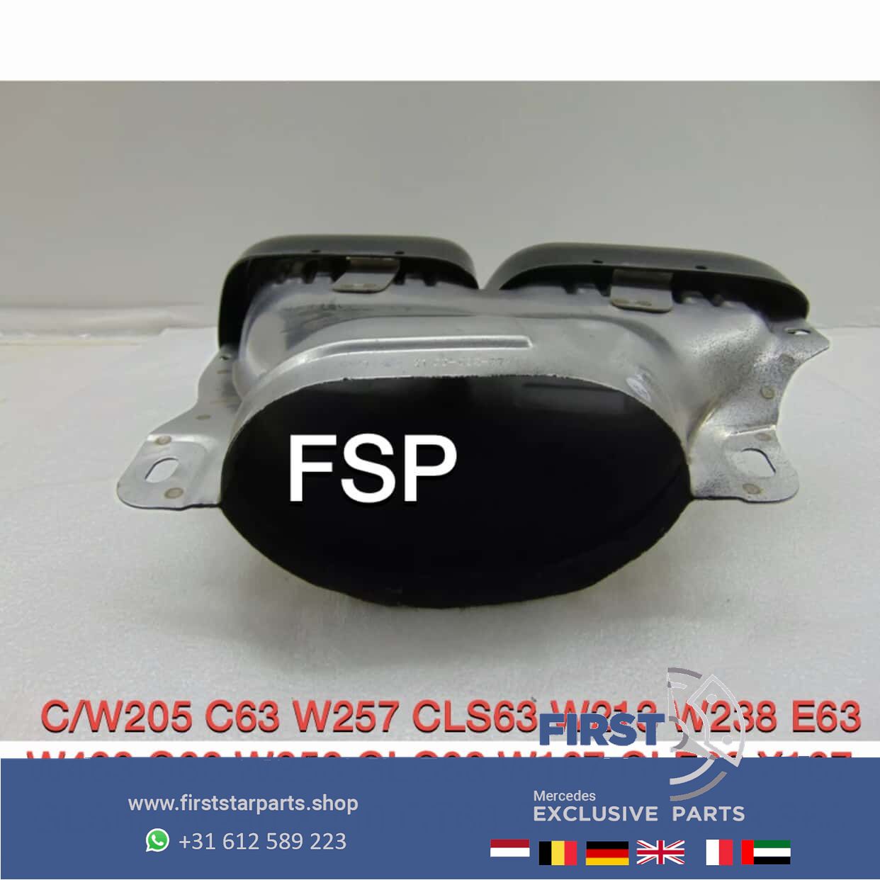 FACELIFT 63 AMG SIERSTUKKEN SET ZWART C63 E63 GLC63 GLE63 G63 GT63 CLS63 GLS63 S63 GTR originalINEEL Mercedes W205 W257 W213 W238 W253 W167 W290 W463 W223 AMG exhaust decoration usado en Menorca foto 6