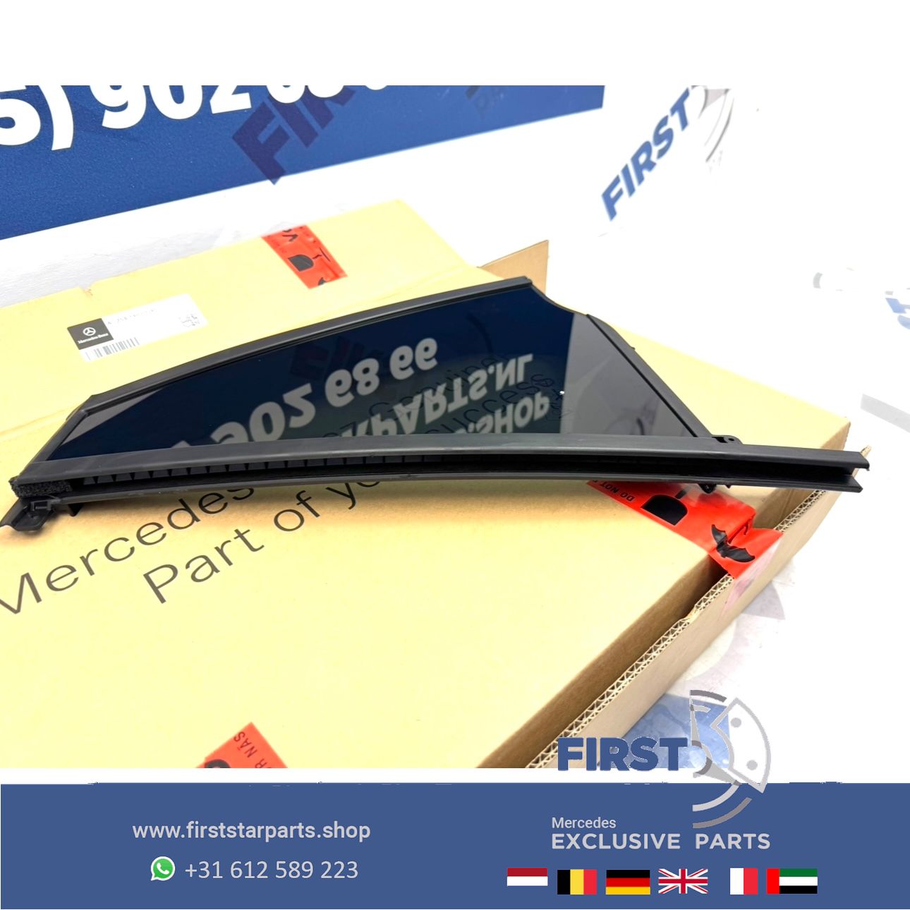 W254 ruit X254 GLC achter raampje originalineel ZIJRUIT Mercedes 2021-2026 ACHTER RUIT LINKS rear window usado en Menorca