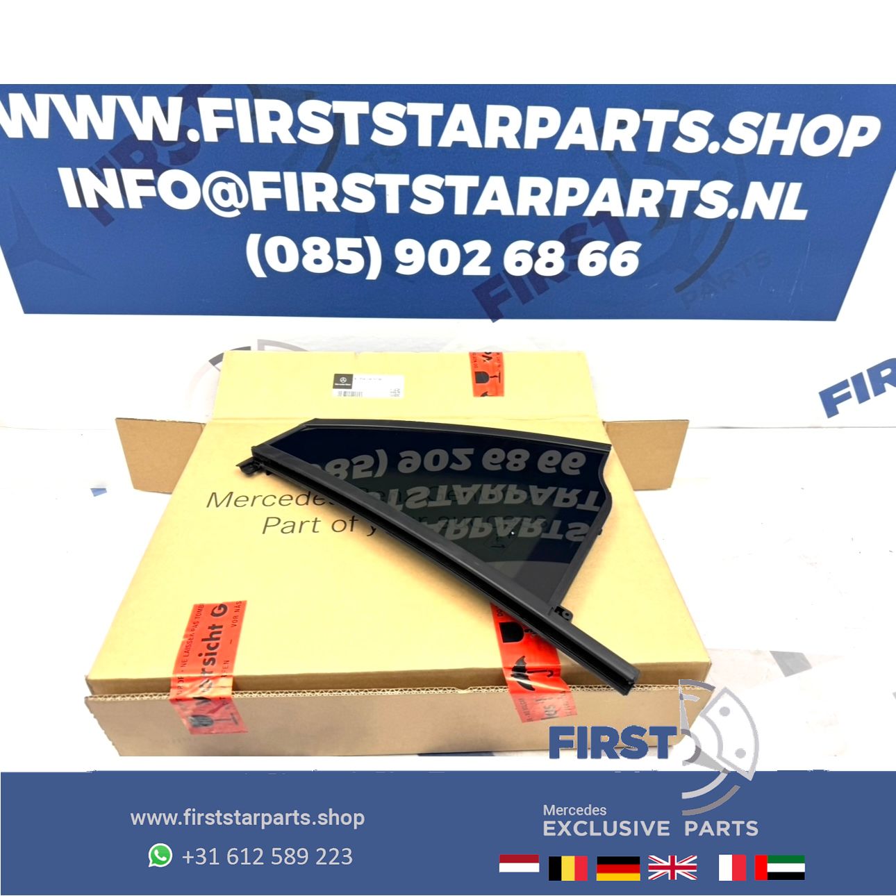 W254 ruit X254 GLC achter raampje originalineel ZIJRUIT Mercedes 2021-2026 ACHTER RUIT LINKS rear window usado en Menorca foto 3
