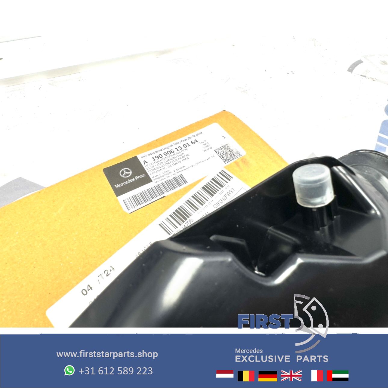 W190 C190 R190 GT GTR FACELIFT LED ACHTERLICHT LINKS of RECHTS Mercedes originalINEEL A 190 906 15 01 / A 190 906 16 01 tail light single usado en Menorca foto 11