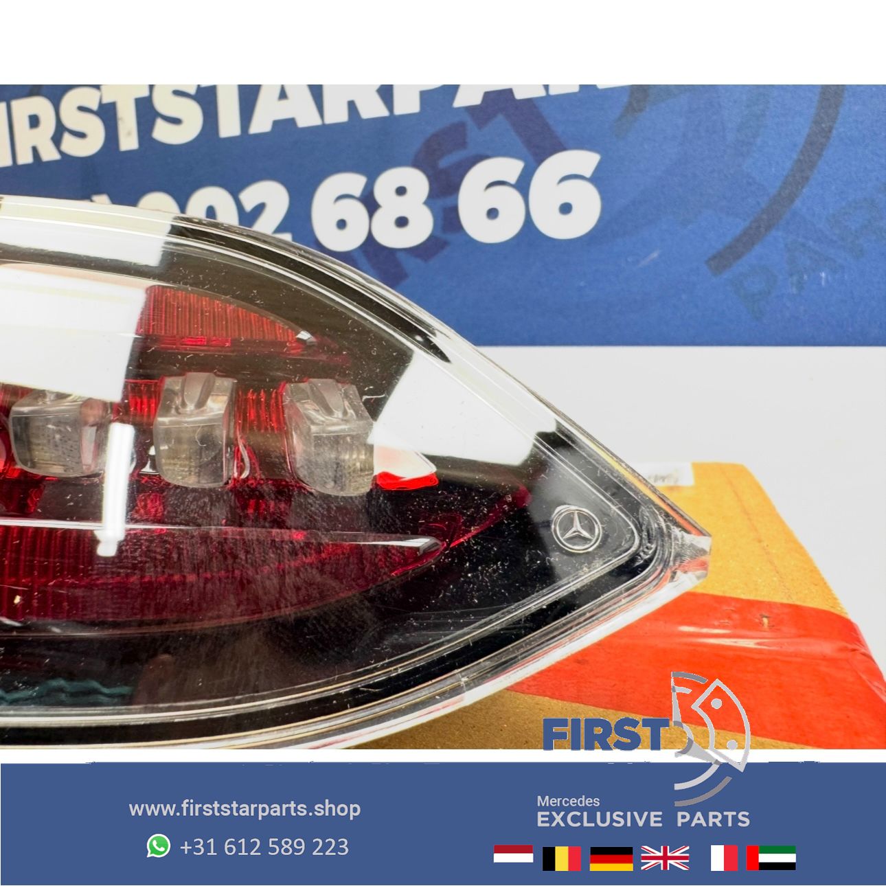 W190 C190 R190 GT GTR FACELIFT LED ACHTERLICHT LINKS of RECHTS Mercedes originalINEEL A 190 906 15 01 / A 190 906 16 01 tail light single usado en Menorca foto 8