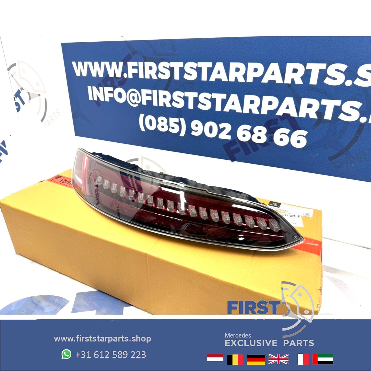 W190 C190 R190 GT GTR FACELIFT LED ACHTERLICHT LINKS of RECHTS Mercedes originalINEEL A 190 906 15 01 / A 190 906 16 01 tail light single usado en Menorca