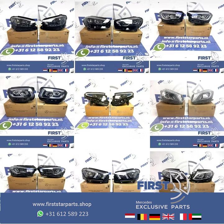 W254 GLC LED KOPLAMPEN SET High Performance X254 C254 LINKS + RECHTS 2021-2026 originalINEEL A2549061500 + A2549061600 SCHEINWERFER HEADLIGHT KOPLAMP SET GLC43 GLC63 GLC63s AMG headlight left and right usado en Menorca foto 17