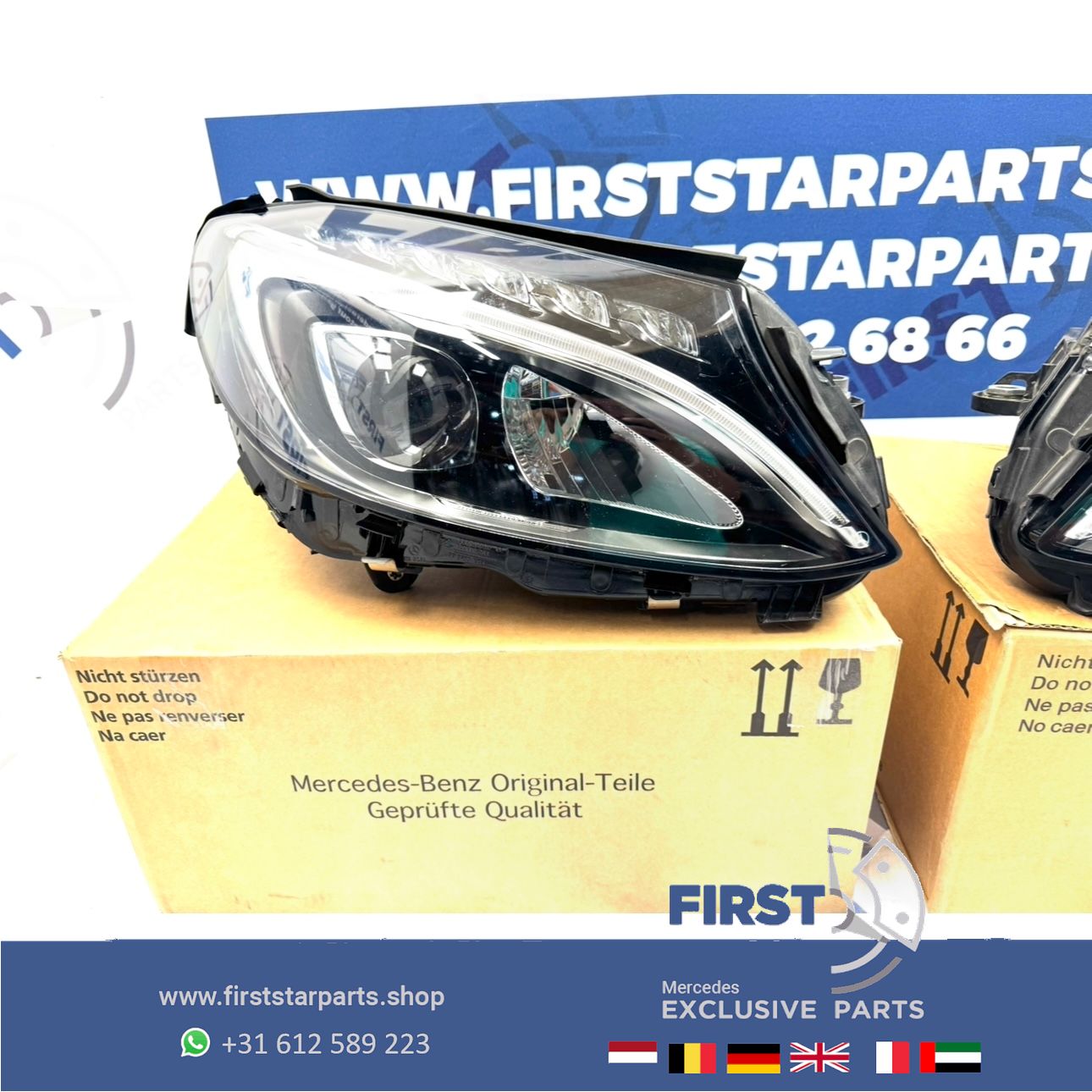W205 LED HIGH PERFORMANCE Koplamp SET Mercedes C Clase originalINEEL 2014-2019 headlight left and right usado en Menorca foto 4