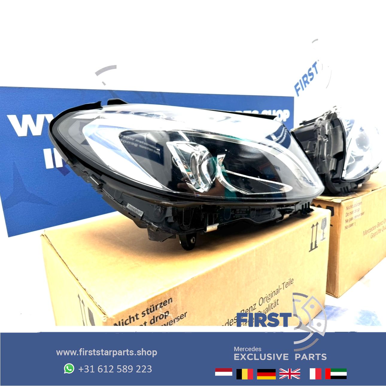 W205 LED HIGH PERFORMANCE Koplamp SET Mercedes C Clase originalINEEL 2014-2019 headlight left and right usado en Menorca foto 8