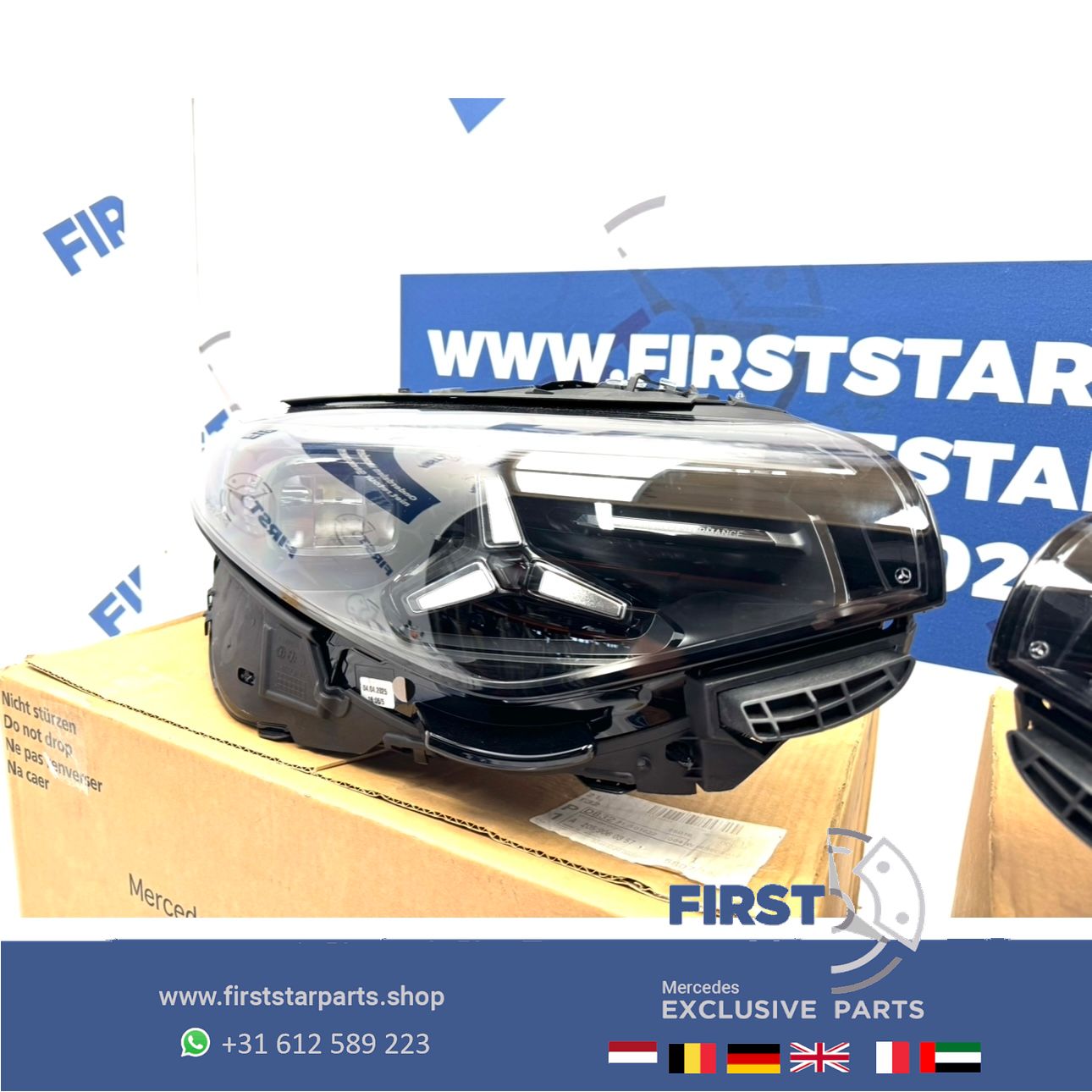 W174 CLA LED HIGH PERFORMANCE KOPLAMP SET LINKS + RECHTS A1749062502 A1749062602 Mercedes 2025-2029 originalINEEL MB A 174 906 25 02 / A 174 906 26 02 LINKER + RECHTER LAMP SCHEINWERFER HEADLIGHT SET headlight left and right usado en Menorca foto 6