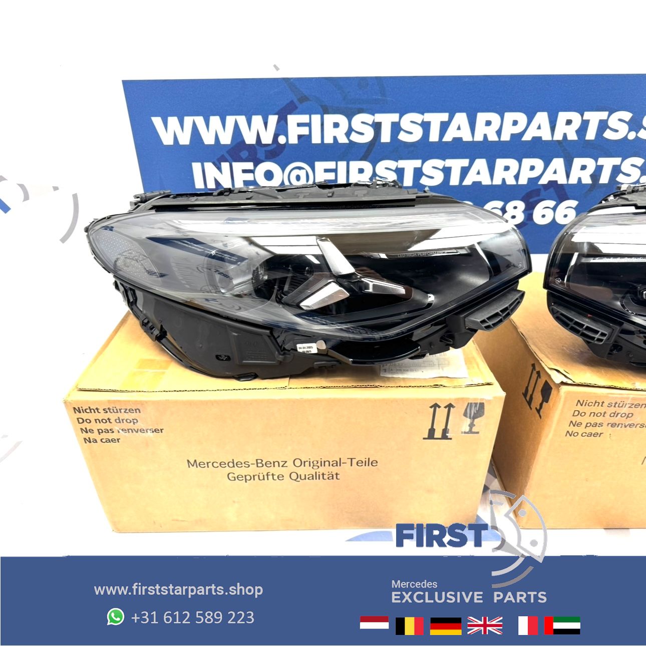 W174 CLA LED HIGH PERFORMANCE KOPLAMP SET LINKS + RECHTS A1749062502 A1749062602 Mercedes 2025-2029 originalINEEL MB A 174 906 25 02 / A 174 906 26 02 LINKER + RECHTER LAMP SCHEINWERFER HEADLIGHT SET headlight left and right usado en Menorca foto 4