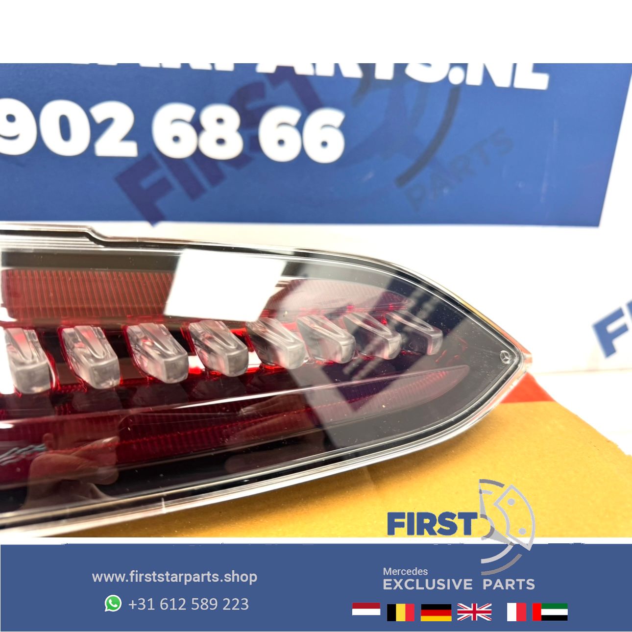 W190 C190 R190 GT GTR FACELIFT LED ACHTERLICHT LINKS of RECHTS Mercedes originalINEEL A 190 906 15 01 / A 190 906 16 01 tail light single usado en Menorca foto 6