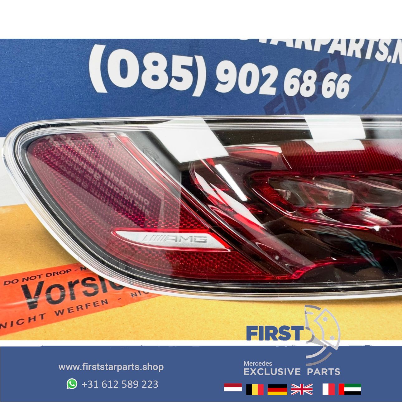 W190 C190 R190 GT GTR FACELIFT LED ACHTERLICHT LINKS of RECHTS Mercedes originalINEEL A 190 906 15 01 / A 190 906 16 01 tail light single usado en Menorca foto 4