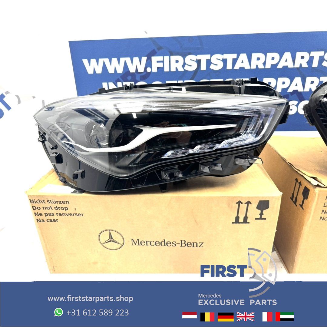 C118 W118 FACELIFT CLA LED MULTIBEAM KOPLAMPEN Mercedes 2022-2025 originalINEEL MB A1189060701 / A1189068601 SCHEINWERFER HEADLIGHT SET 118 MOPF headlight left and right usado en Menorca foto 4