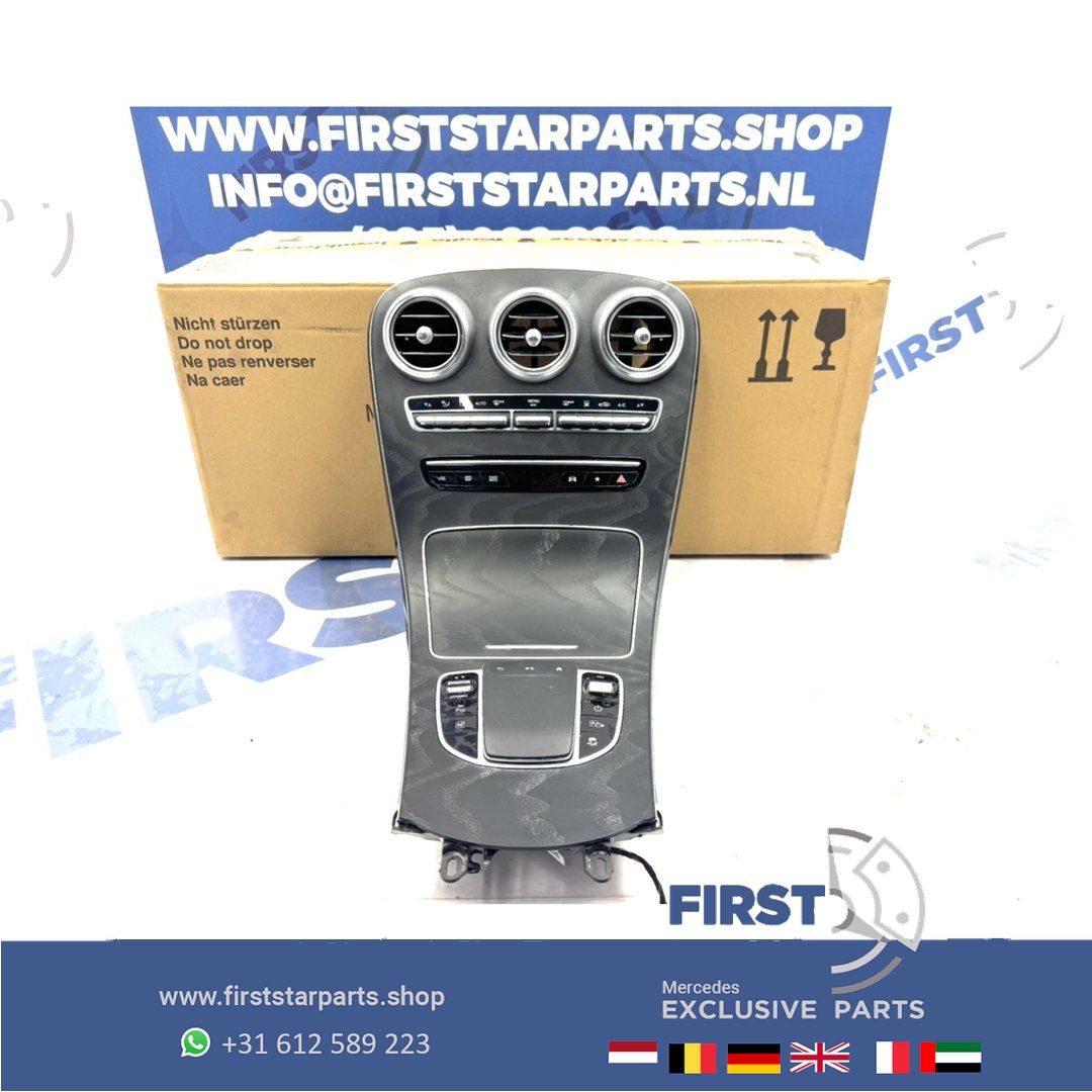 W253 GLC Facelift middenconsole Esschen hout W205 C Clase 2018-2022 zwart hout Dashboard Paneel W205 A205 C205 S205 X253 C253 MIDDEN CONSOLE centre console usado en Menorca foto 13