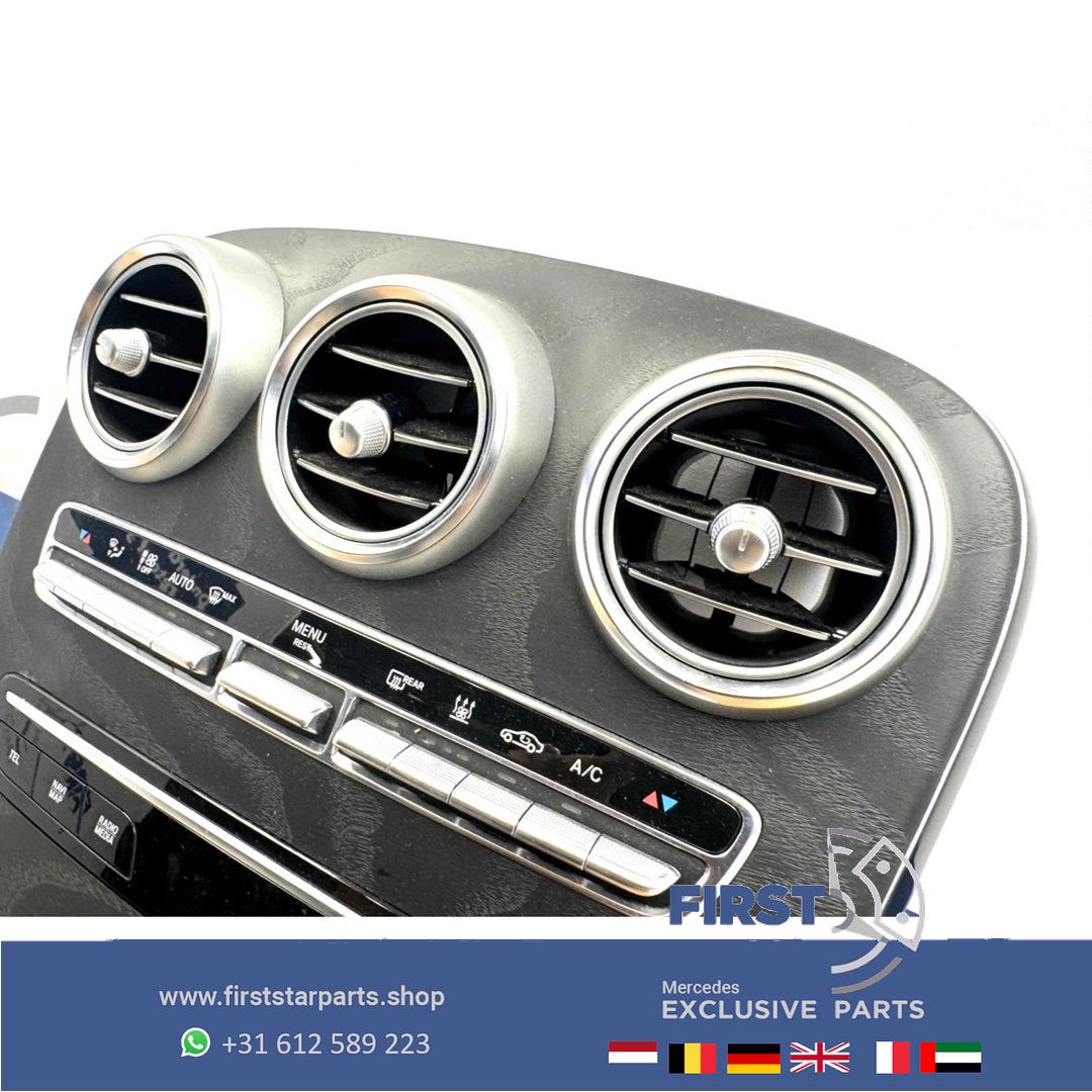 W253 GLC Facelift middenconsole Esschen hout W205 C Clase 2018-2022 zwart hout Dashboard Paneel W205 A205 C205 S205 X253 C253 MIDDEN CONSOLE centre console usado en Menorca foto 8