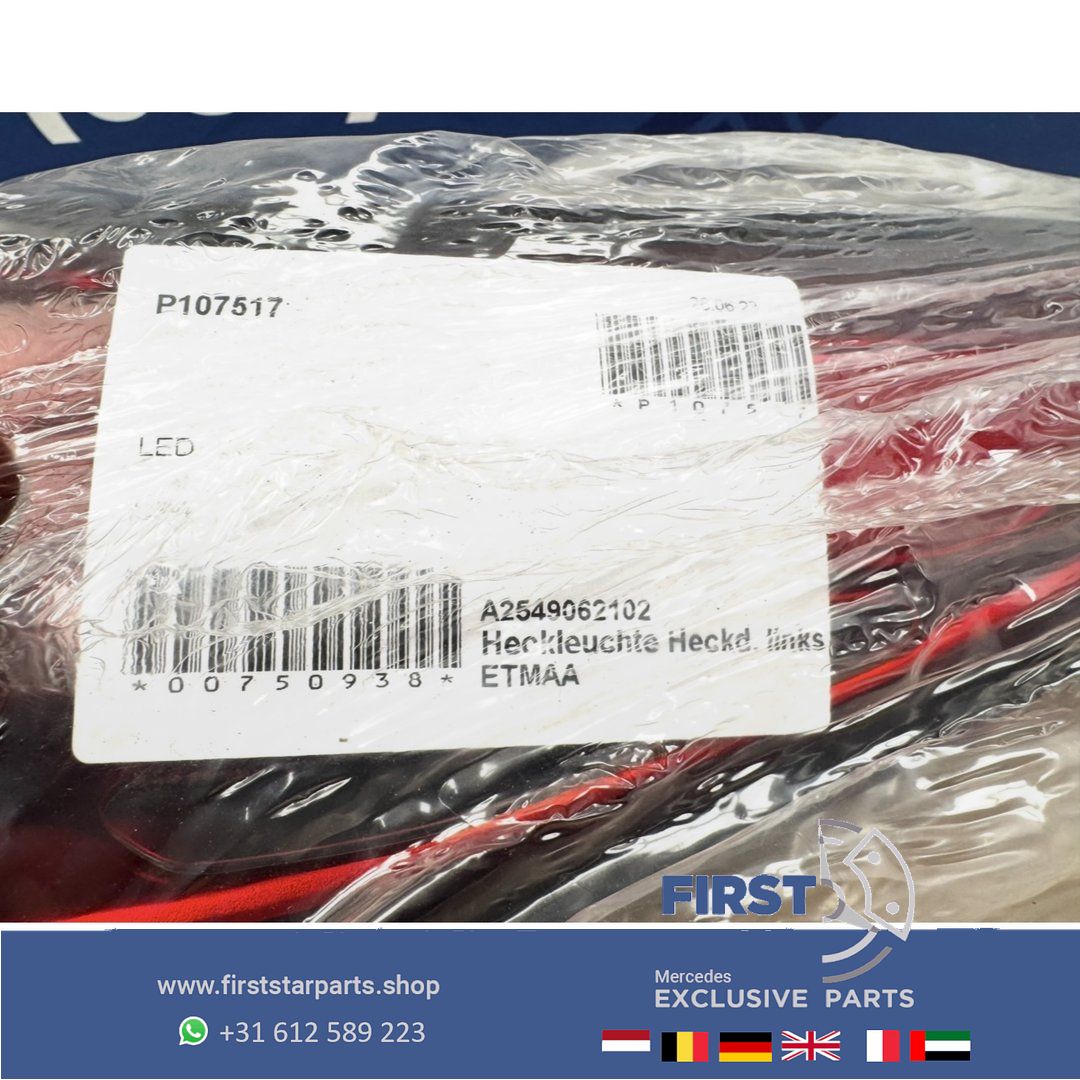 W254 GLC LED ACHTERLICHT LINKS GLC SUB X254 A2549062102 Mercedes 2022-2026 originalINEEL GLC63 AMG LINKS A 254 906 21 02 tail light single usado en Menorca foto 5