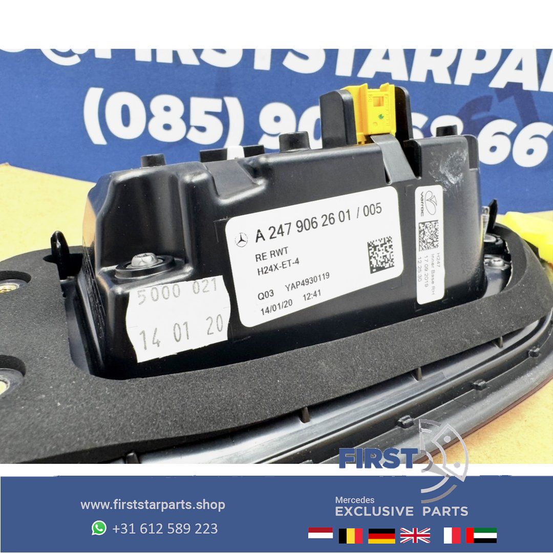 A2479062601 H247 GLA LED ACHTERLICHT RECHTS Mercedes GLA Clase 2019-2025 RECHTSBINNEN W247 H247 A 247 906 26 01 RECHTER LAMP tail light single usado en Menorca foto 6