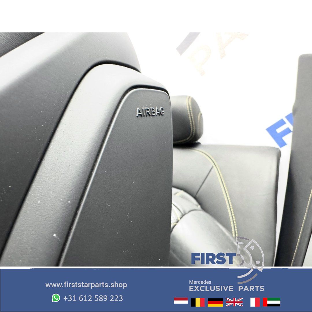 C253 GLC 63 AMG COUPÉ interieur Mercedes W253 GLC63 kuipstoelen Edition 1 bekleding completo GLC63S PERFORMANCE INTERIEUR GELE STIK RECARO SITZE SEATS STOELEN ZETELS EDITION 1 chairs and bench usado en Menorca foto 20
