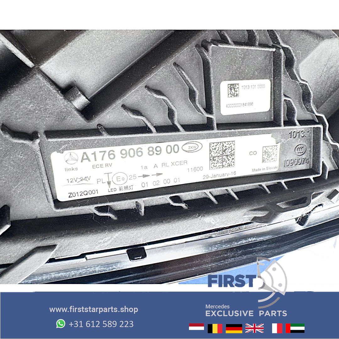 W176 A Clase FACELIFT LED High Performance koplamp links rechts originalINEEL Mercedes A Clase 2018 A1769068900 + A1769069000 headlight left and right usado en Menorca foto 17
