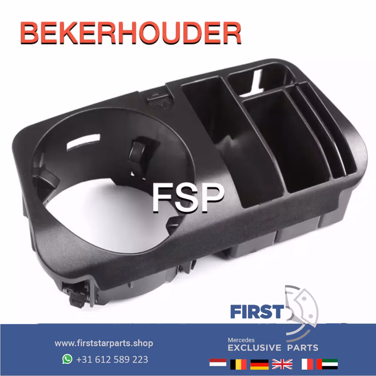W213 S213 W238 C238 BEKERHOUDER Mercedes E Clase 2016-2021 BEKER TELEFOON HOUDER holder cup holder usado en Menorca