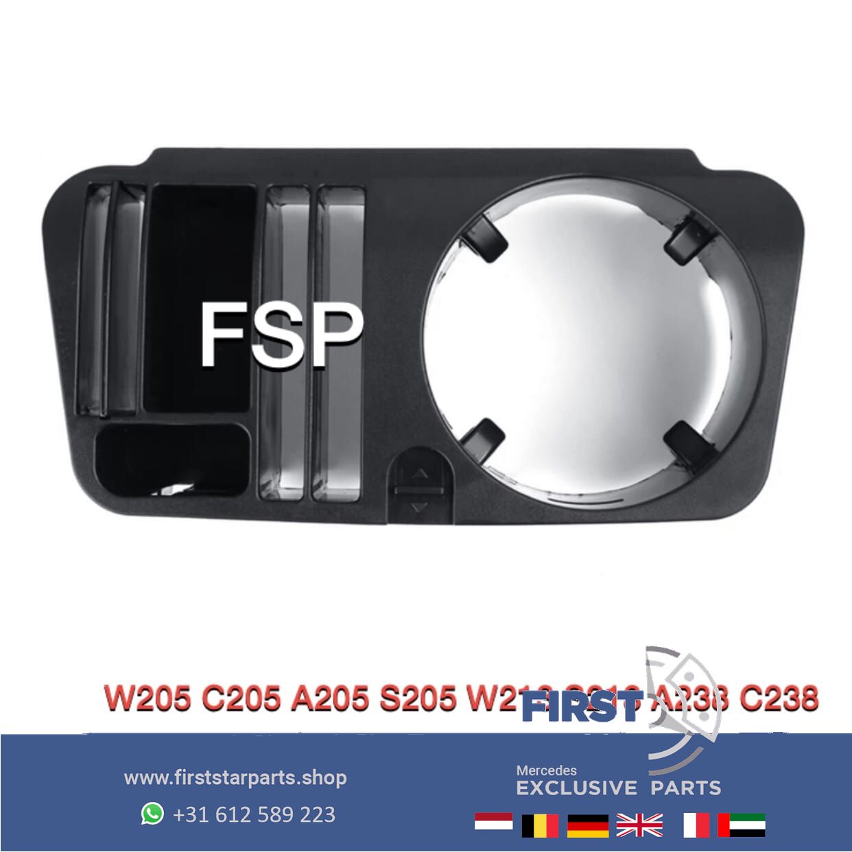 W213 S213 W238 C238 BEKERHOUDER Mercedes E Clase 2016-2021 BEKER TELEFOON HOUDER holder cup holder usado en Menorca foto 3