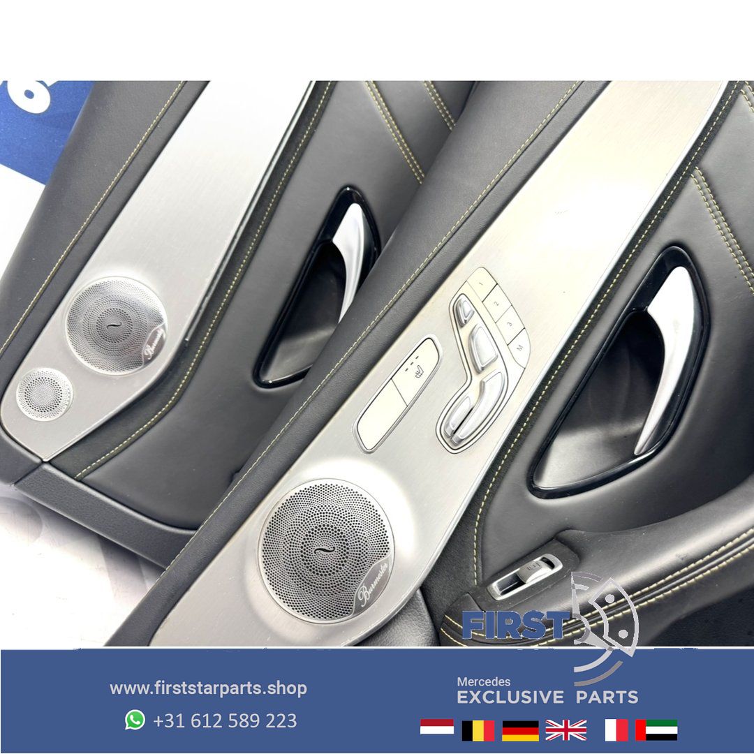 W253 GLC 63 AMG COUPÉ interieur Mercedes C253 GLC63 stoelen Edition 1 bekleding completo GLC63S PERFORMANCE INTERIEUR GELE STIK RECARO SITZE SEATS EDITION 1 chairs and bench usado en Menorca foto 17