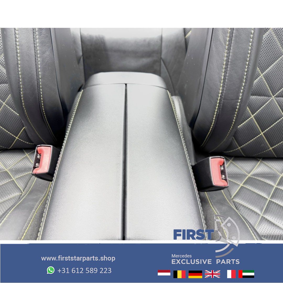 W253 GLC 63 AMG COUPÉ interieur Mercedes C253 GLC63 stoelen Edition 1 bekleding completo GLC63S PERFORMANCE INTERIEUR GELE STIK RECARO SITZE SEATS EDITION 1 chairs and bench usado en Menorca foto 16