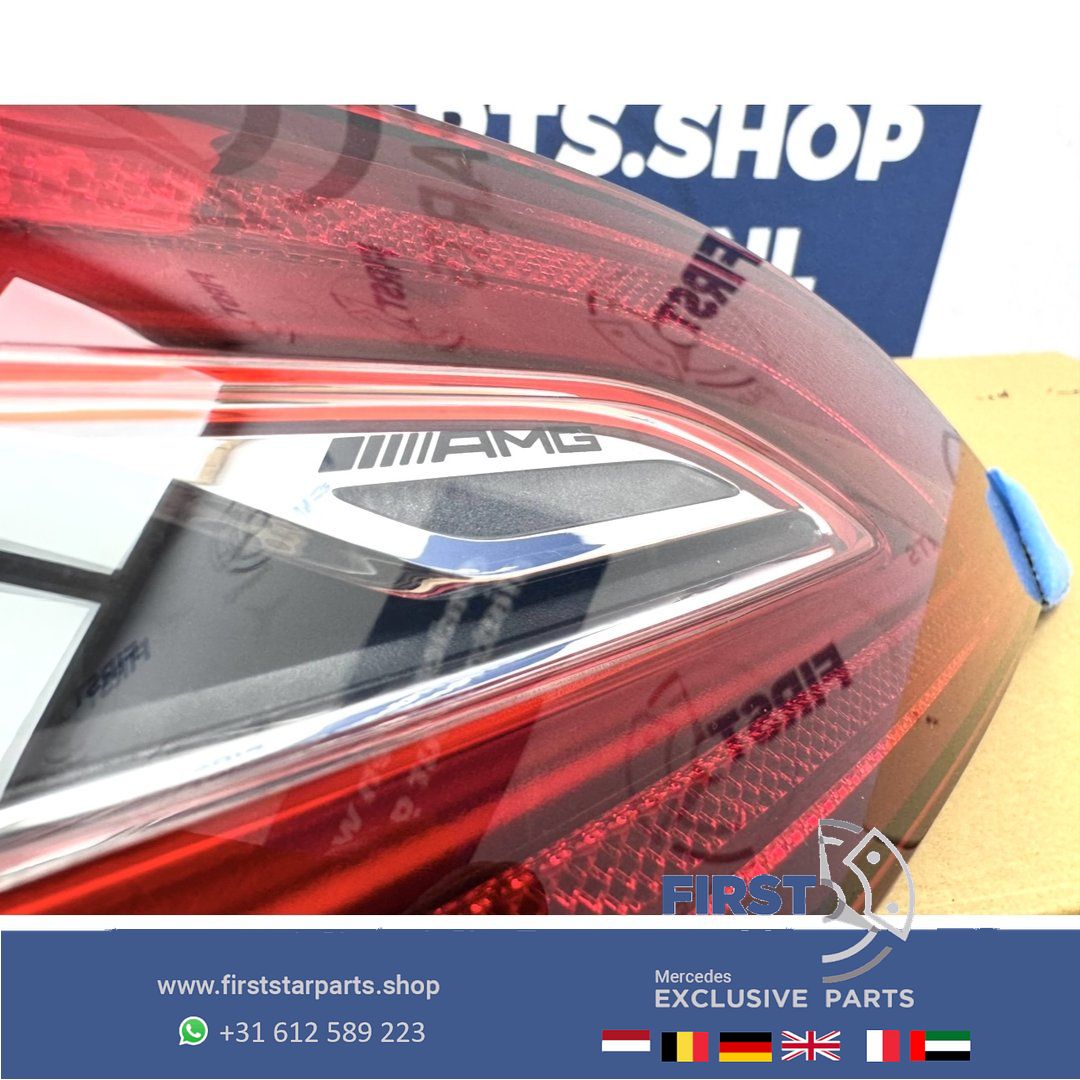 W290 AMG GT LED ACHTERLICHT RECHTS A2909060200 originalinalINEEL Mercedes 2018-2026 X290 GT 4 DOOR COUPÉ AMG RECHTER LAMP A 290 906 02 00 HINTERN RUCK LICHT REAR LIGHT GT43 GT53 GT63 GT63s tail light single usado en Menorca foto 8