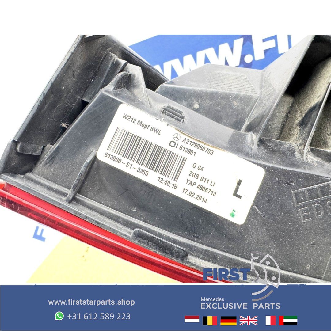 W212 LED ACHTERLICHTEN SET FACELIFT E Clase LINKS RECHTS E63 AMG Mercedes EClase 2012-2016 originalINEEL ACHTERLICHT A2129060703 + A2129060803 tail light glass left and right usado en Menorca foto 11