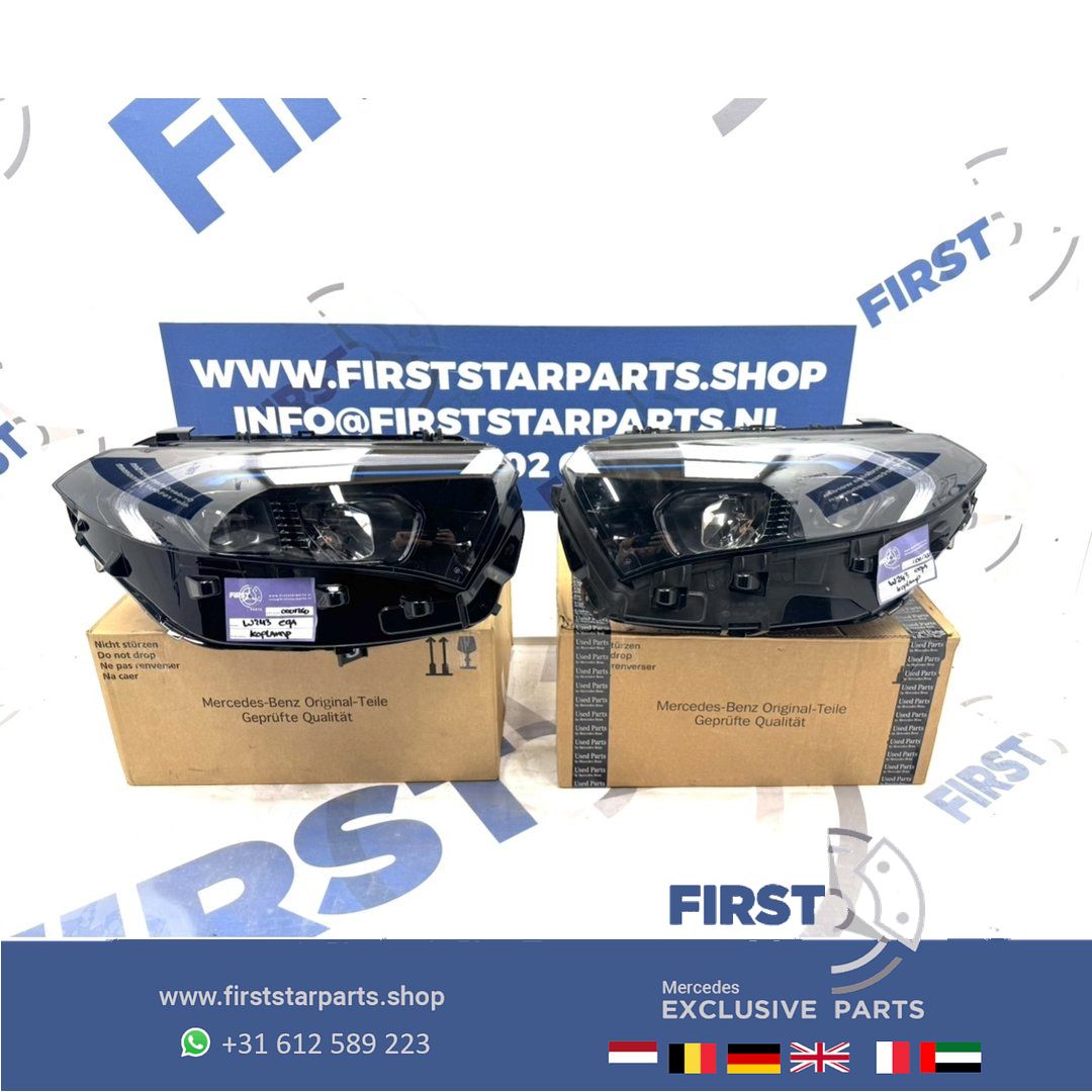 X243 KOPLAMP SET EQB W243 HIGH PERFORMANCE LED koplampen originalineel 2021-2026 EQ B Clase links rechts SET A2439062801 / A2439060100 HEADLIGHT SCHEINWERFER LAMPEN EQB250 EQB300 EQB350 headlight left and right usado en Menorca foto 2