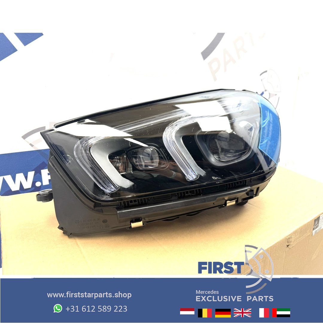 A1679065111 W167 GLE KOPLAMP LINKS MULTIBEAM originalineel Mercedes 2018-2023 V167 C167 LINKER LED LAMP A 167 906 51 11 GLE53 GLE63s head lamp single usado en Menorca foto 2