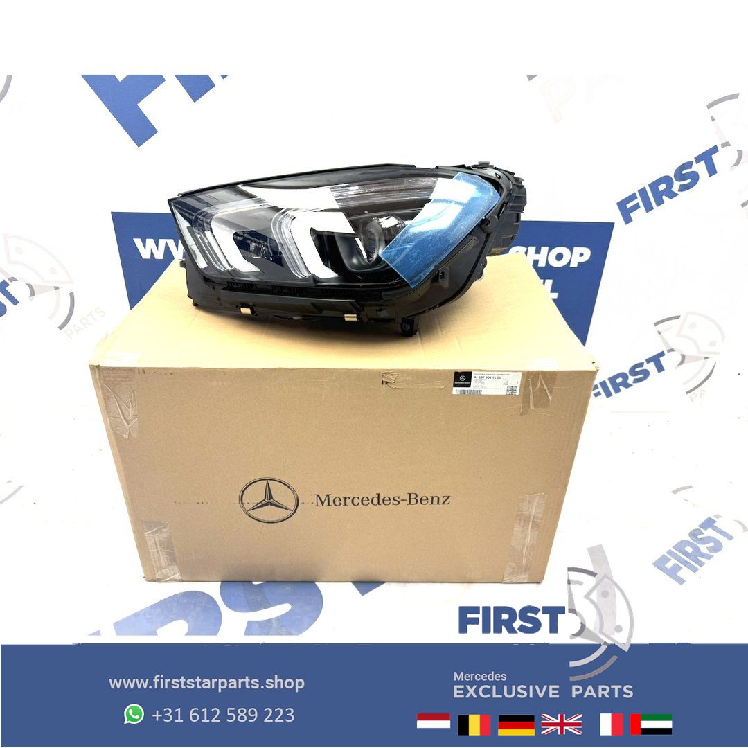 A1679065111 W167 GLE KOPLAMP LINKS MULTIBEAM originalineel Mercedes 2018-2023 V167 C167 LINKER LED LAMP A 167 906 51 11 GLE53 GLE63s head lamp single usado en Menorca foto 11