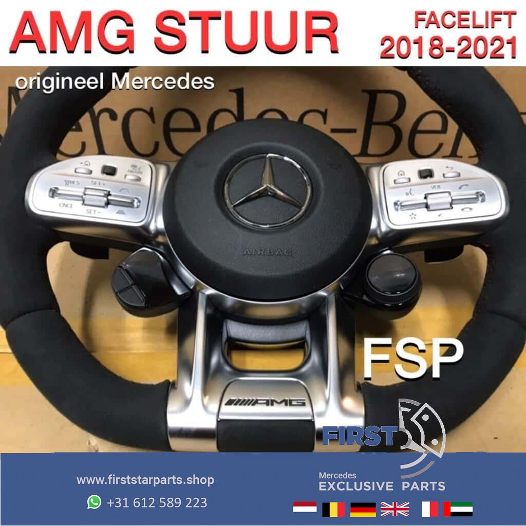 2021 AMG STUUR W177 W118 W205 W213 W463 C290 W223 A45 CLA45 C63 CLS63 E63 G63 GT63 GTR63 AMG steering wheel usado en Menorca