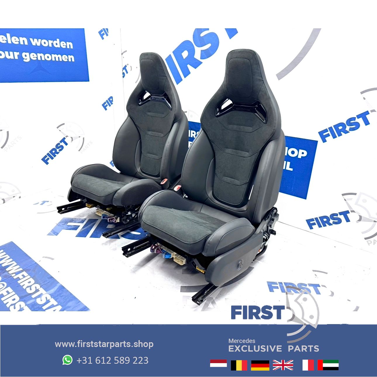 W206 C63 AMG KUIPSTOELEN SET C63s E PERFORMANCE S206 STOELEN interieur Mercedes C Clase 2022-2027 PERFORMANCE ZETELS A2065403452 BEKLEDING SITZE seat single usado en Menorca