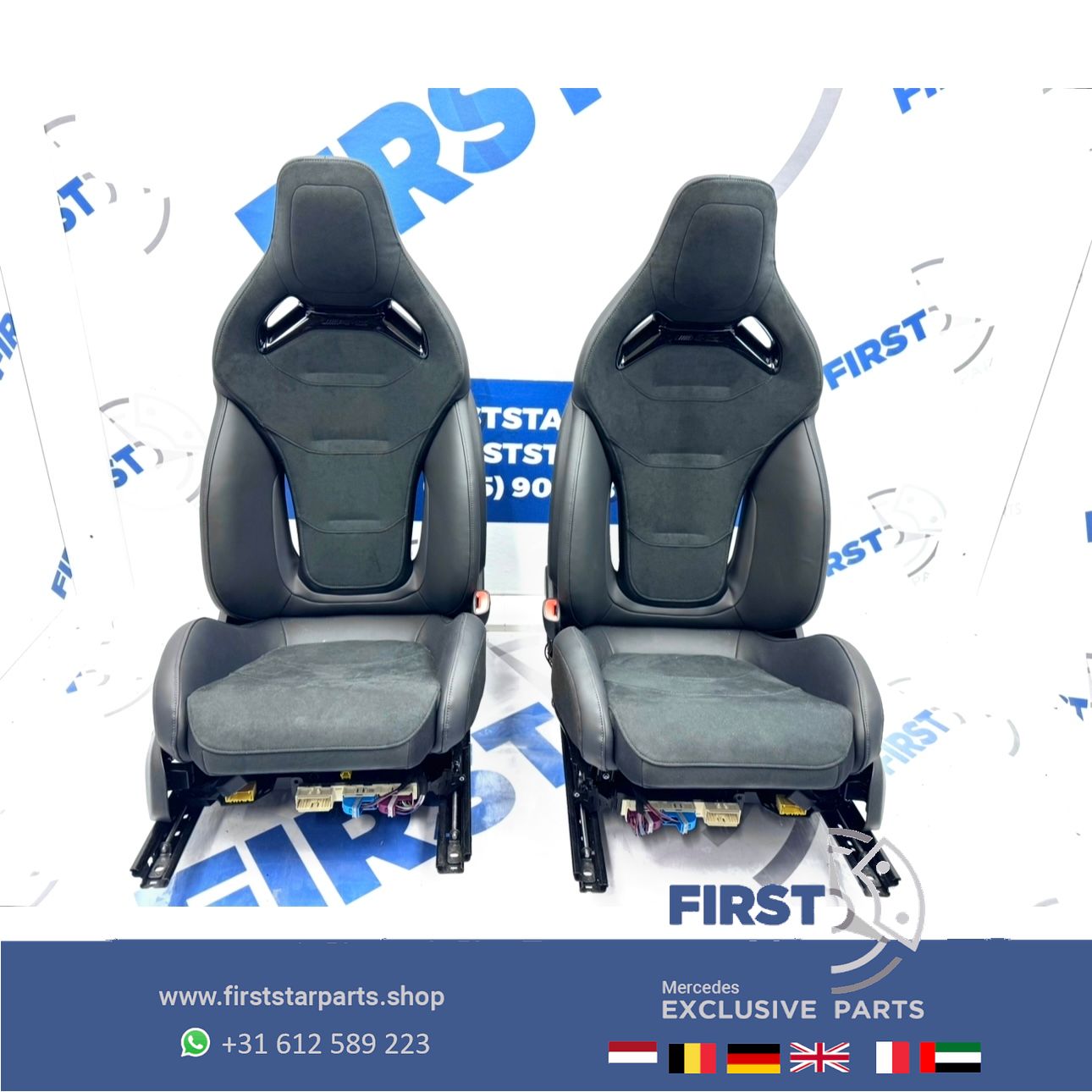 W206 C63 AMG KUIPSTOELEN SET C63s E PERFORMANCE S206 STOELEN interieur Mercedes C Clase 2022-2027 PERFORMANCE ZETELS A2065403452 BEKLEDING SITZE seat single usado en Menorca foto 8
