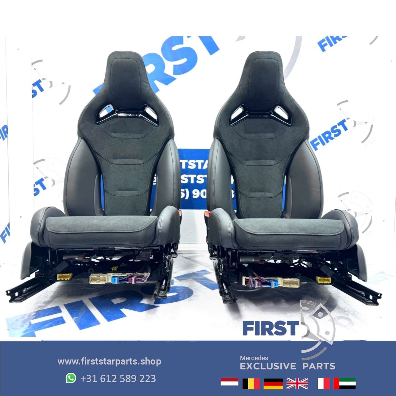 W206 C63 AMG KUIPSTOELEN SET C63s E PERFORMANCE S206 STOELEN interieur Mercedes C Clase 2022-2027 PERFORMANCE ZETELS A2065403452 BEKLEDING SITZE seat single usado en Menorca foto 18