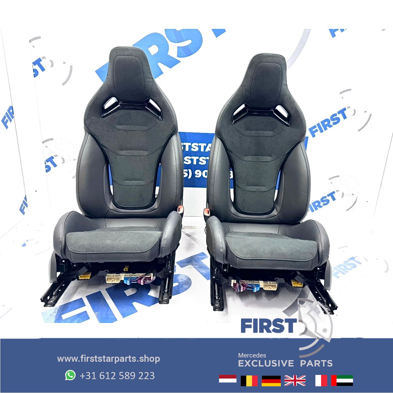 W206 C63 AMG KUIPSTOELEN SET C63s E PERFORMANCE S206 STOELEN interieur Mercedes C Clase 2022-2027 PERFORMANCE ZETELS A2065403452 BEKLEDING SITZE seat single usado en Menorca foto 2
