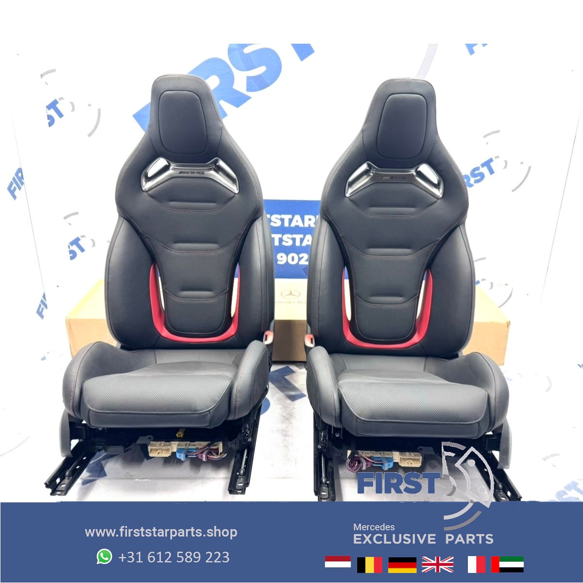 W206 C63 AMG KUIP STOELEN SET C63s E PERFORMANCE S206 interieur Mercedes C Clase 2022-2027 PERFORMANCE ZETELS A2065403452 BEKLEDING SITZE seat single usado en Menorca