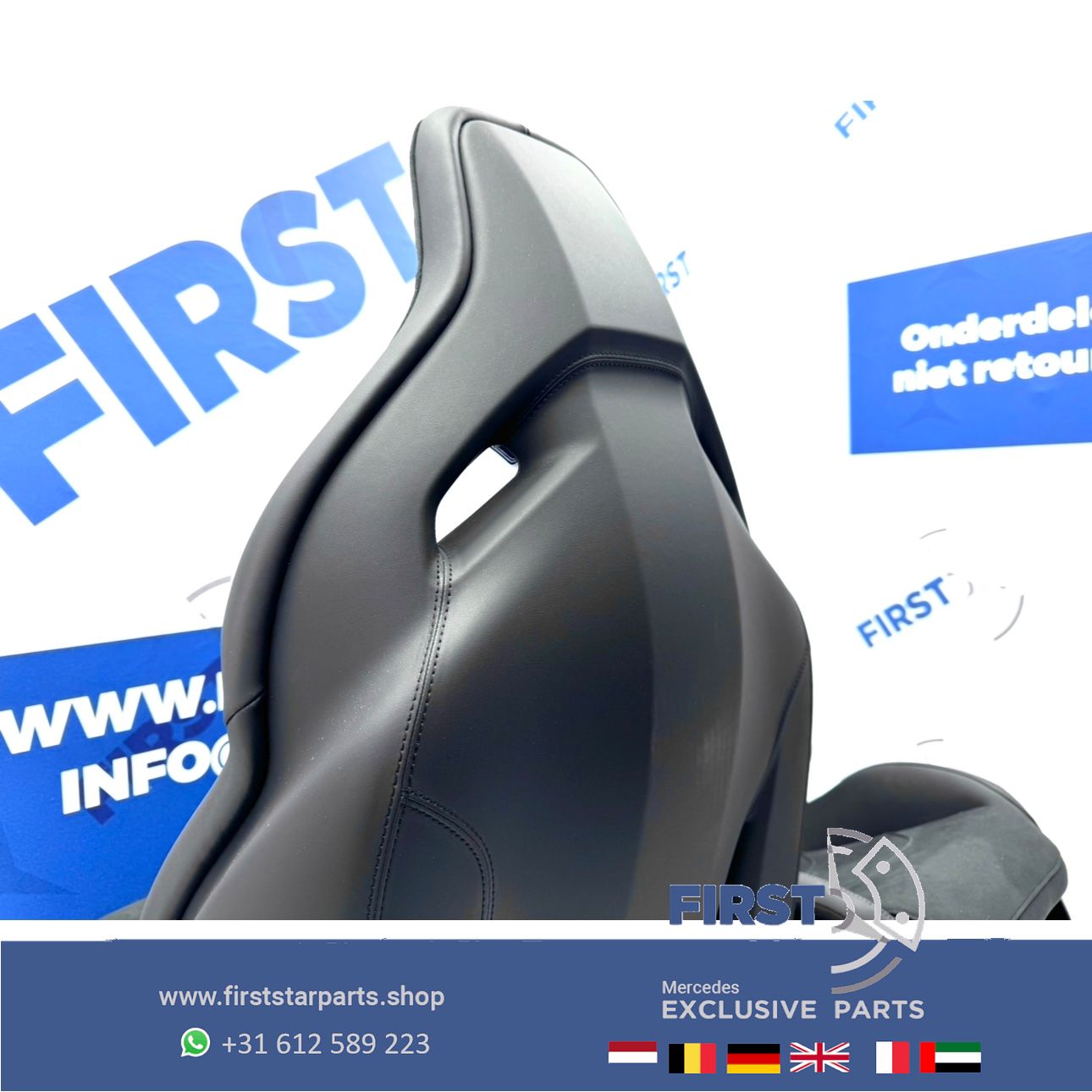 W206 C63 AMG KUIP STOELEN SET C63s E PERFORMANCE S206 interieur Mercedes C Clase 2022-2027 PERFORMANCE ZETELS A2065403452 BEKLEDING SITZE SET seat single usado en Menorca foto 17